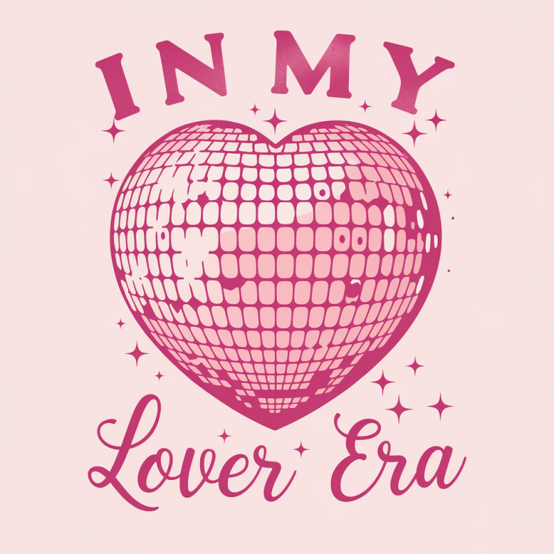 Valentine's Day 'In My Lover Era' Love Heart T-Shirt