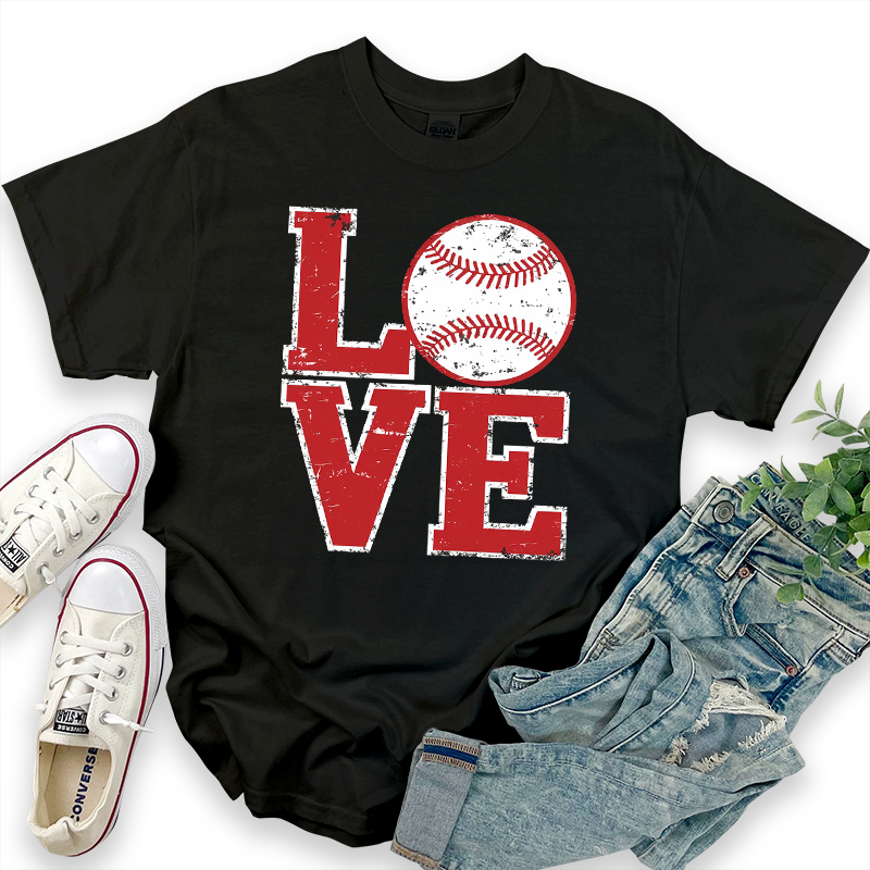 Valentine's Day Love Baseball T-shirt