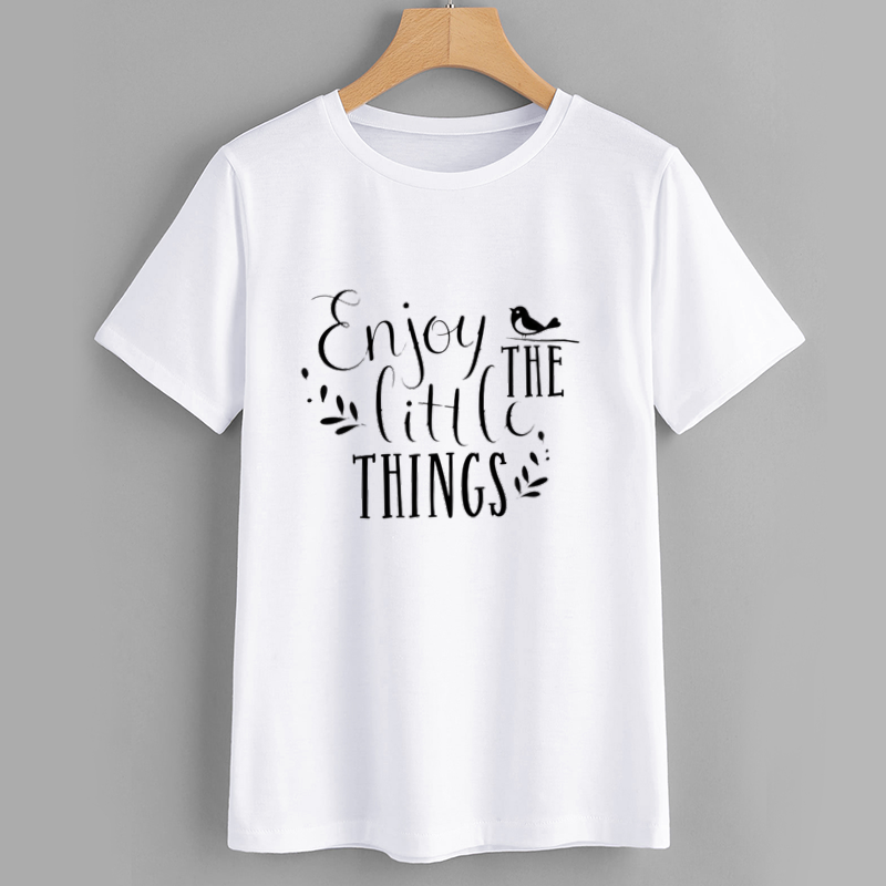 InspireLife Enjoy The Little Things Cotton T-Shirt