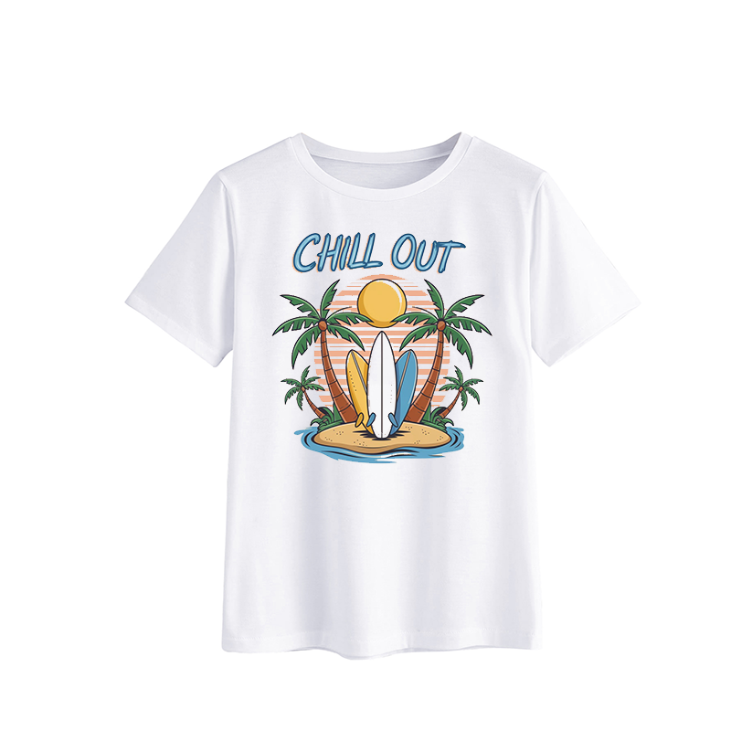Chill Out Surfing Graphic T-Shirt
