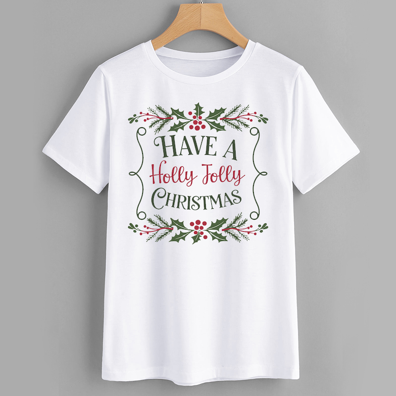 Holly Jolly Christmas Graphic Tee