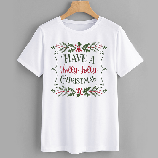 Holly Jolly Christmas Graphic Tee