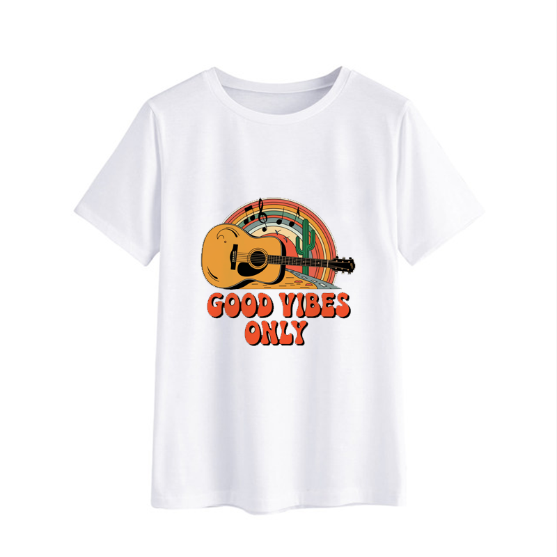 Good Vibes Only Graphic T-Shirt for Music Lovers