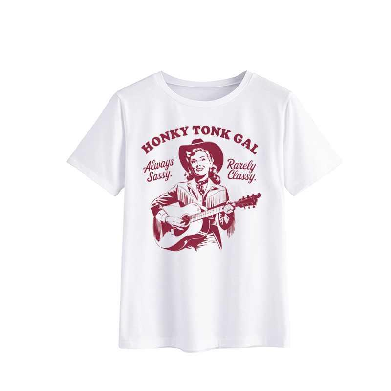 Honky Tonk Gal Sassy Graphic T-Shirt
