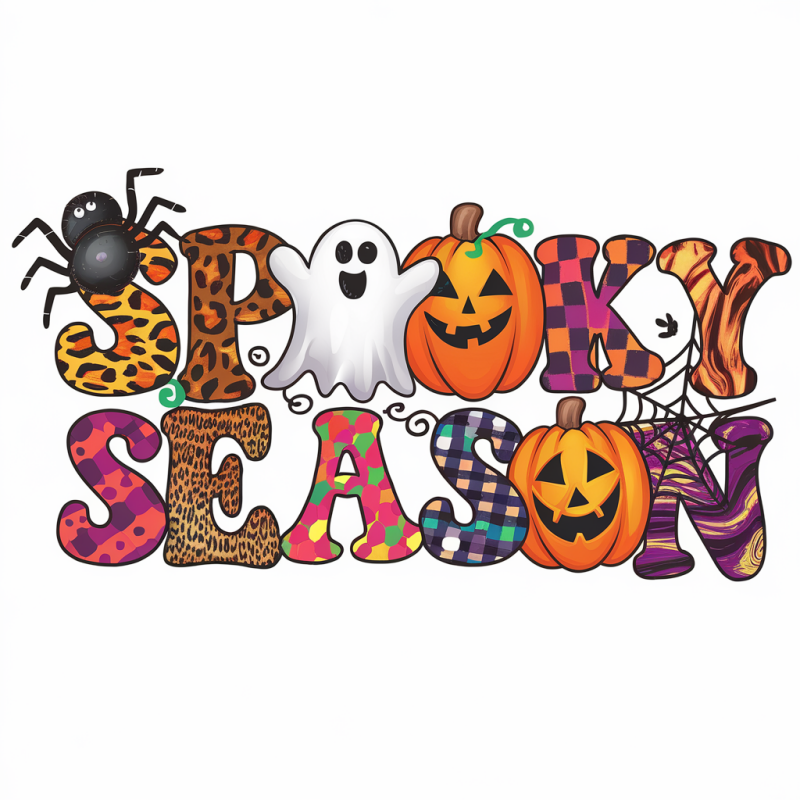 Spooky Season Graphic T-Shirt - Fun Halloween Tee