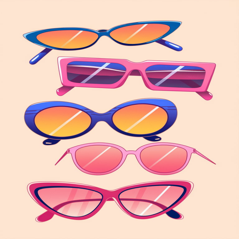 Trendy Sunglasses Graphic T-Shirt for Summer