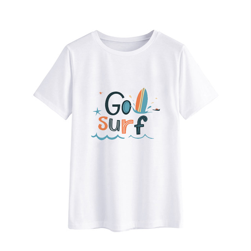 Go Surf Graphic Tee - Casual Summer T-Shirt for Beach Lovers