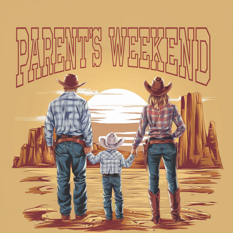 Parents Weekend Cowboy Graphic Tee