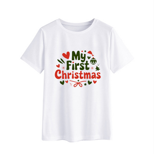 My First Christmas T-Shirt for Babies