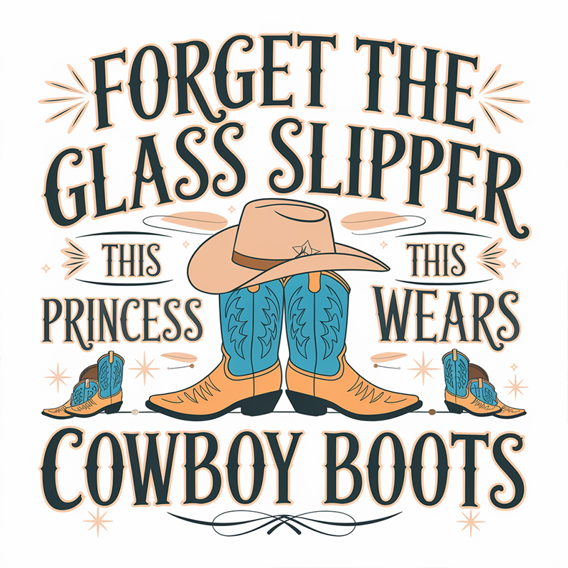 Western Girls Graphic Tops