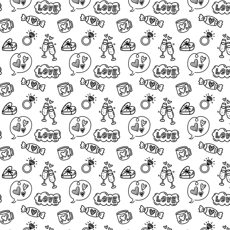 Valentine's Day Casual 'Love' Button-Down Shirt