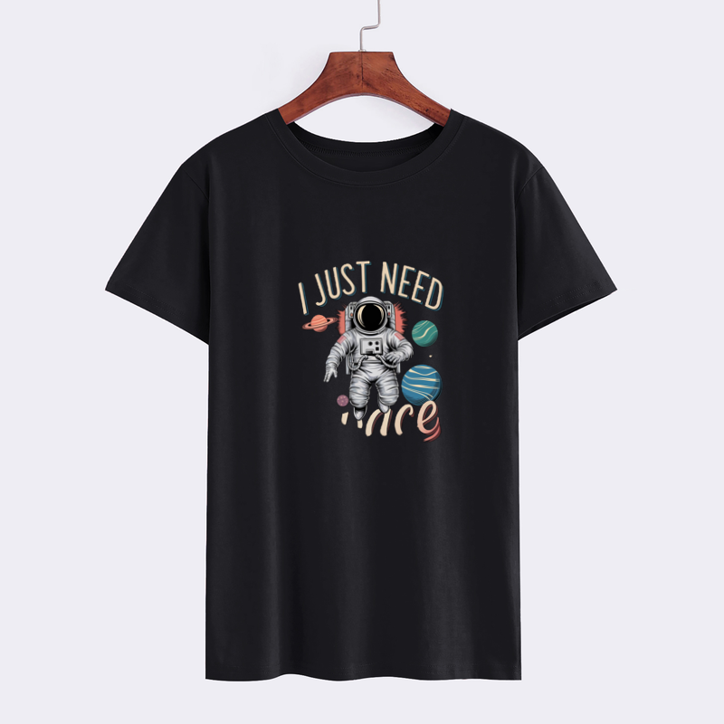 Astronaut I Just Need Space Graphic T-Shirt