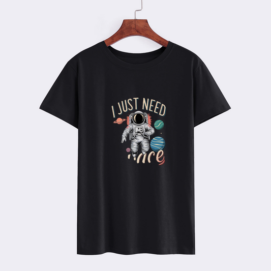 Astronaut I Just Need Space Graphic T-Shirt