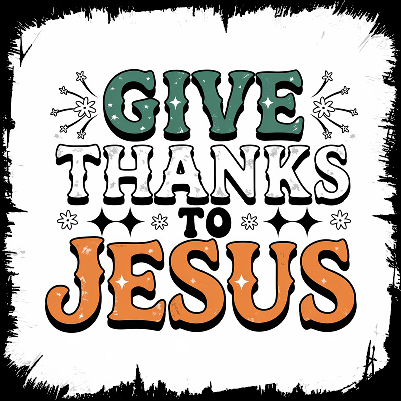 Faith-themed Letter Pattern Top