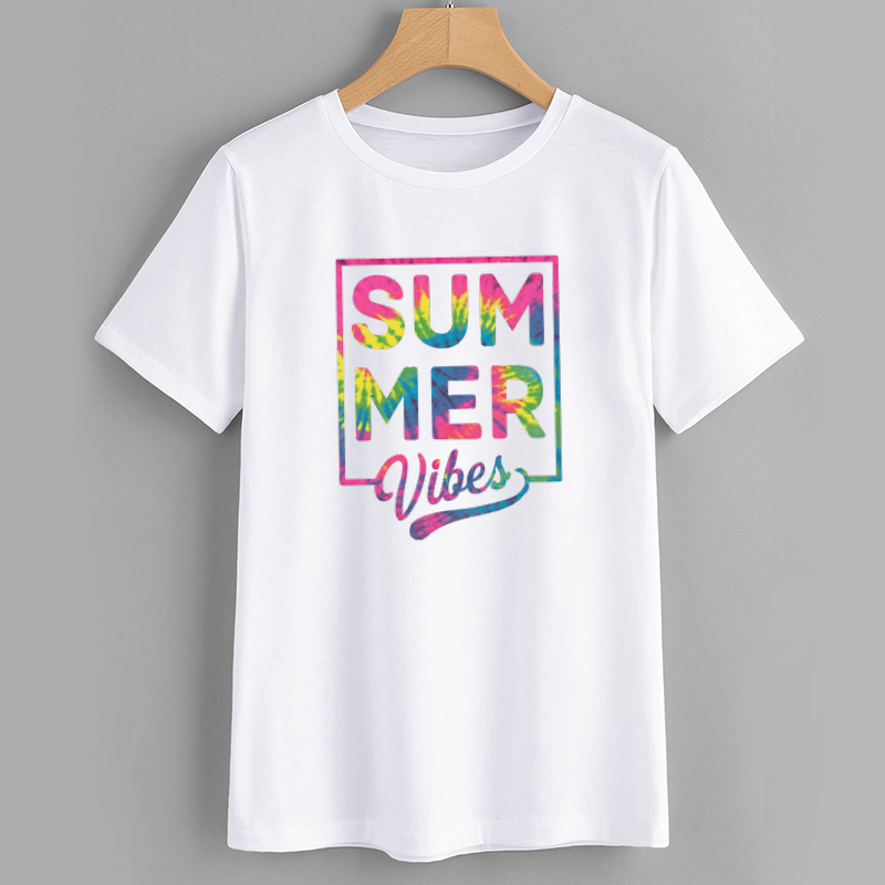 Vibrant Summer Vibes Graphic T-Shirt