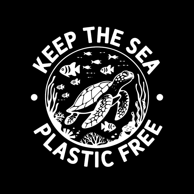 Protect Marine Environment 'Keep the Sea Plastic Free' T-Shirt
