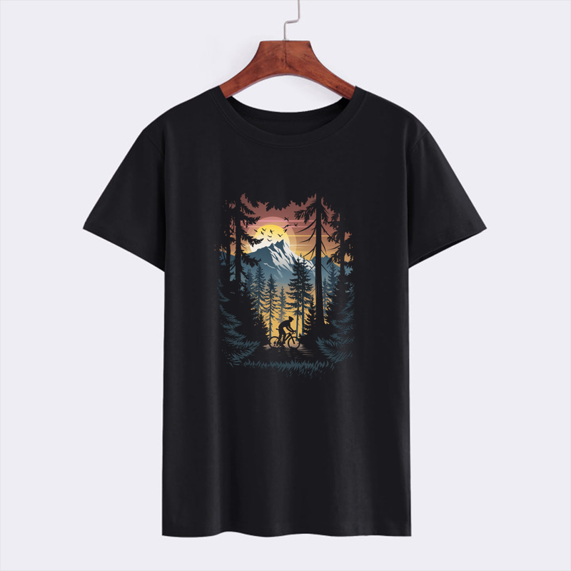 Mountain Biking Adventure Graphic T-Shirt