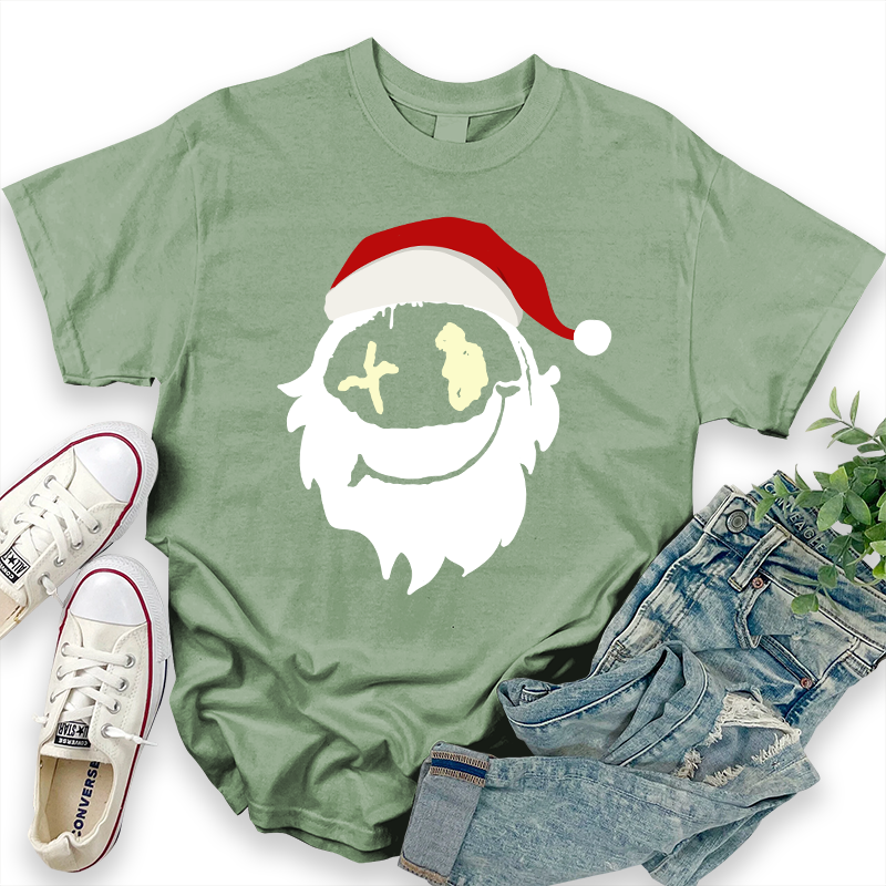 Smiley Face Christmas Top