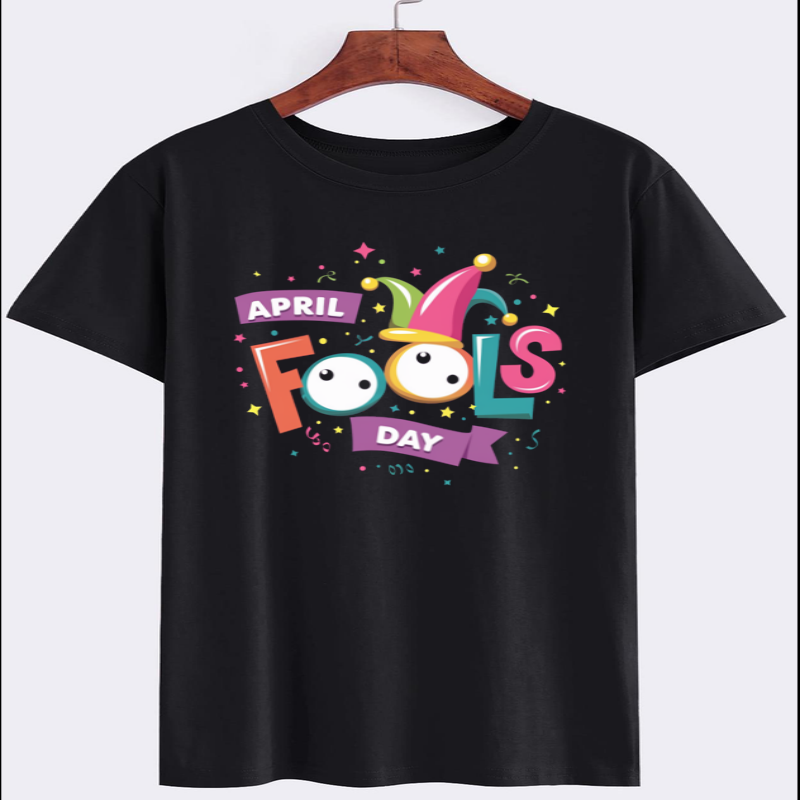 April Fools Day Funny Graphic T-Shirt