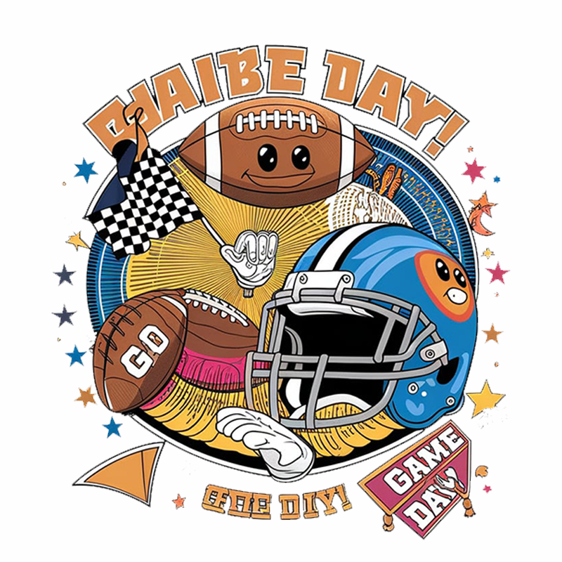 Super Bowl Game Day Rugby T-Shirt