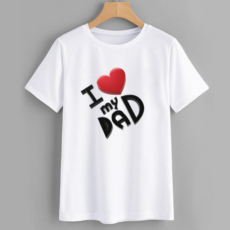 I Love My Dad Graphic T-Shirt