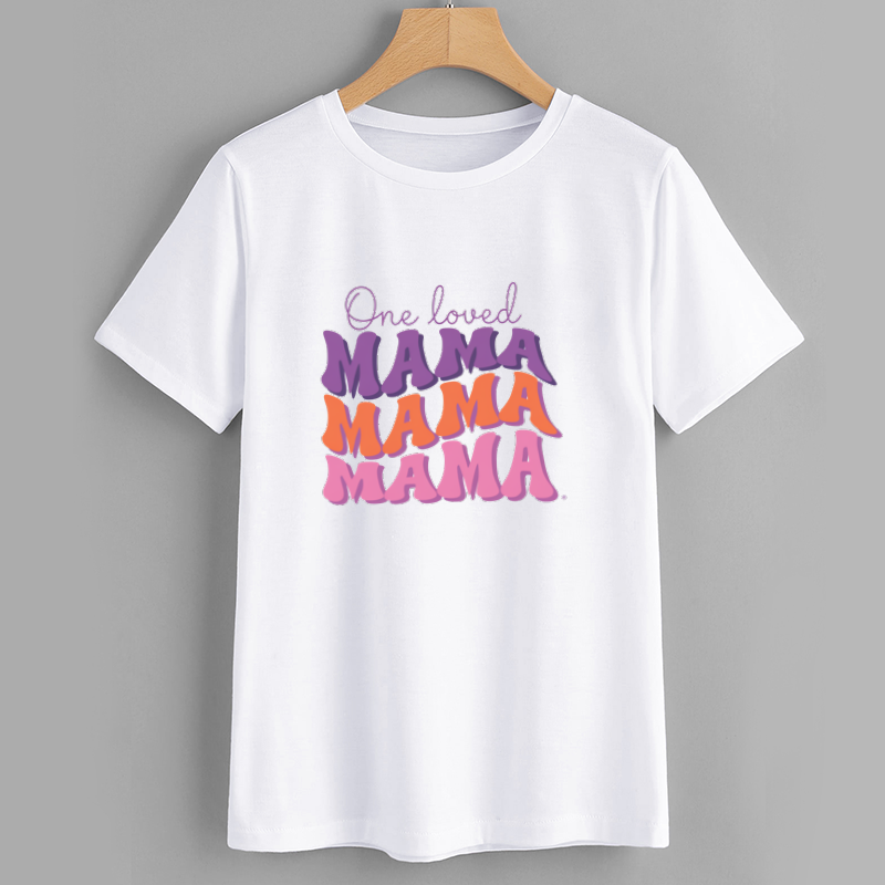 Cozy Cotton Mama Graphic T-Shirt