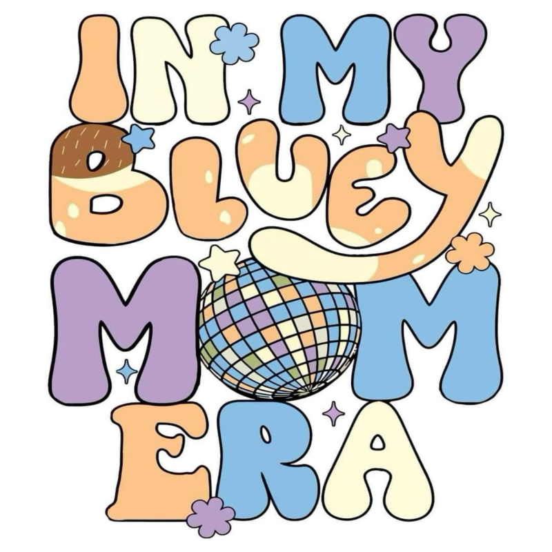 In My Bluey Mom Era Graphic T-Shirt