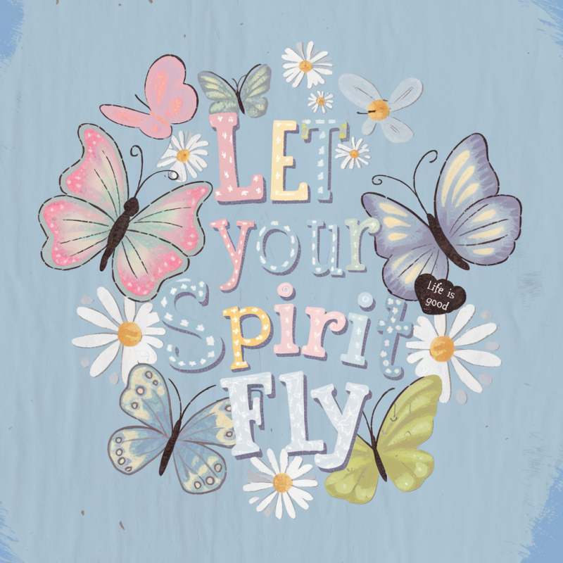 Butterfly Graphic Cotton T-Shirt