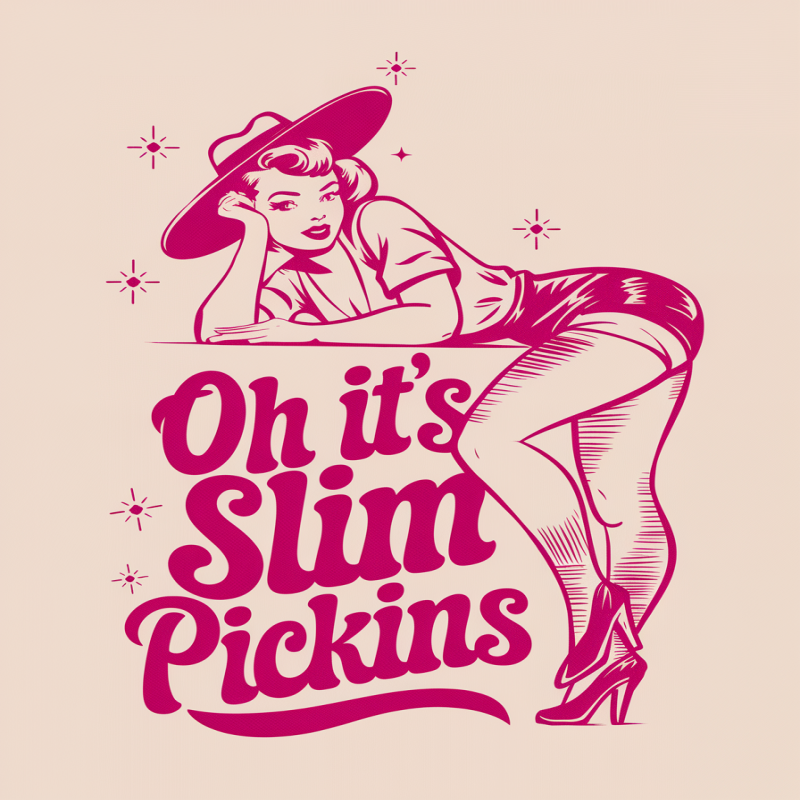 Oh It's Slim Pickins Vintage Graphic T-Shirt