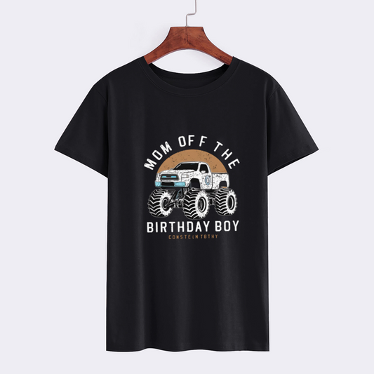 Monster Truck Mom of the Birthday Boy T-Shirt