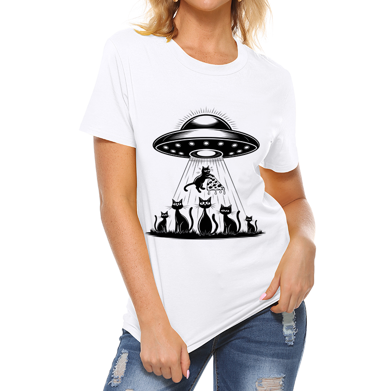 Spaceship Cat T-Shirt