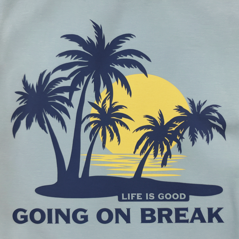 Life Is Good Going On Break Graphic T-Shirt