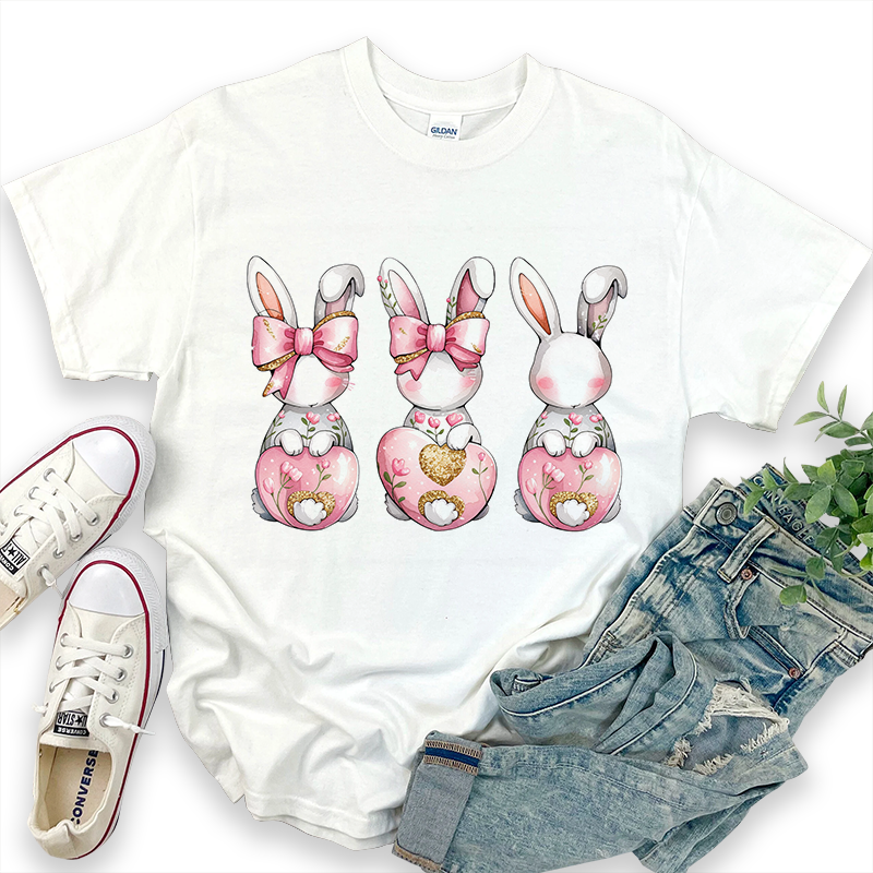 Easter Bunny Pattern T-Shirt