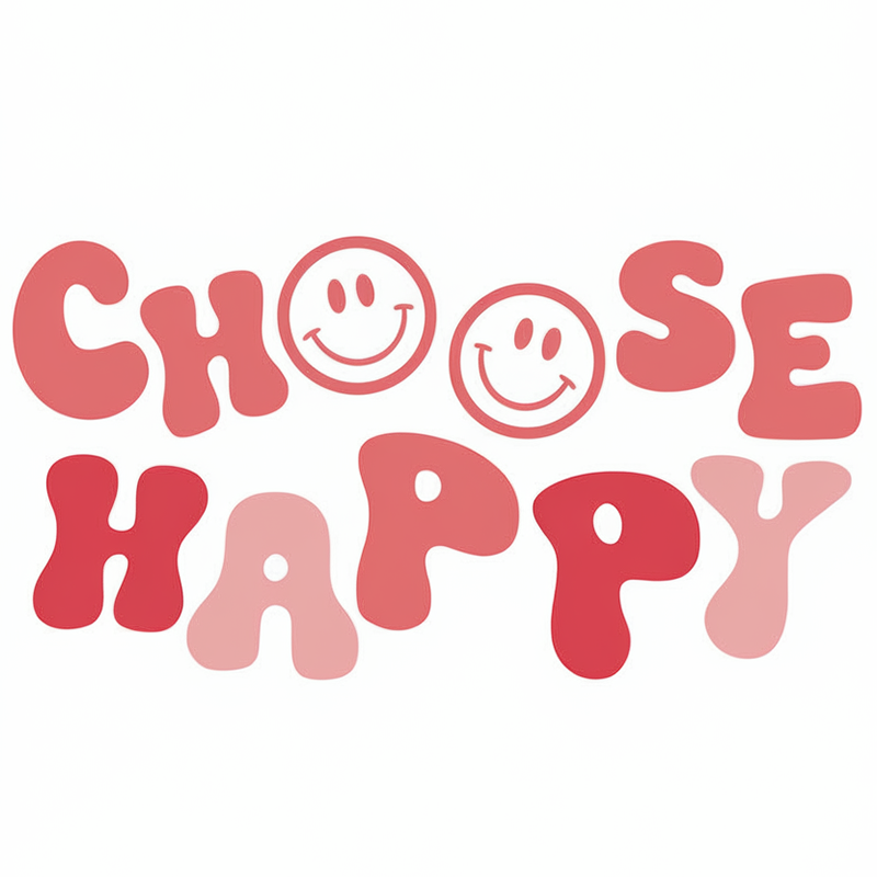 Choose Happy Smiley Face T-shirt