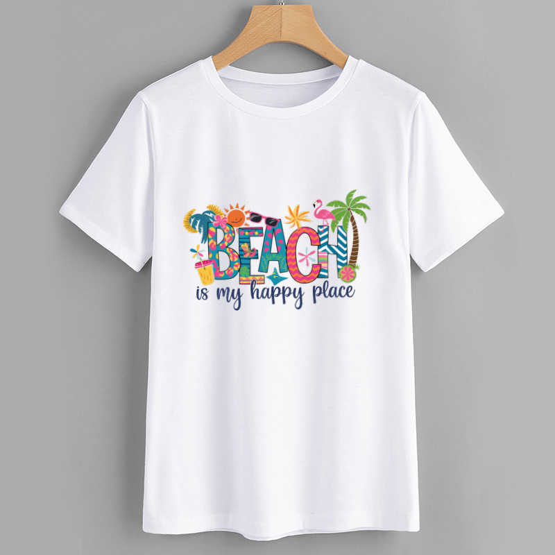 Beach is My Happy Place Graphic T-Shirt