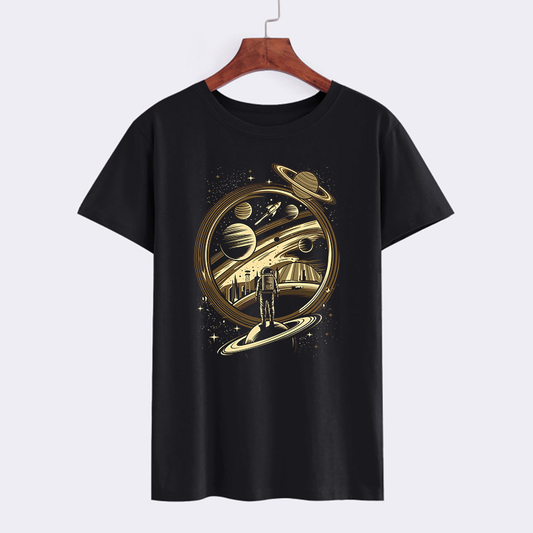 Astronaut Galaxy Graphic T-Shirt