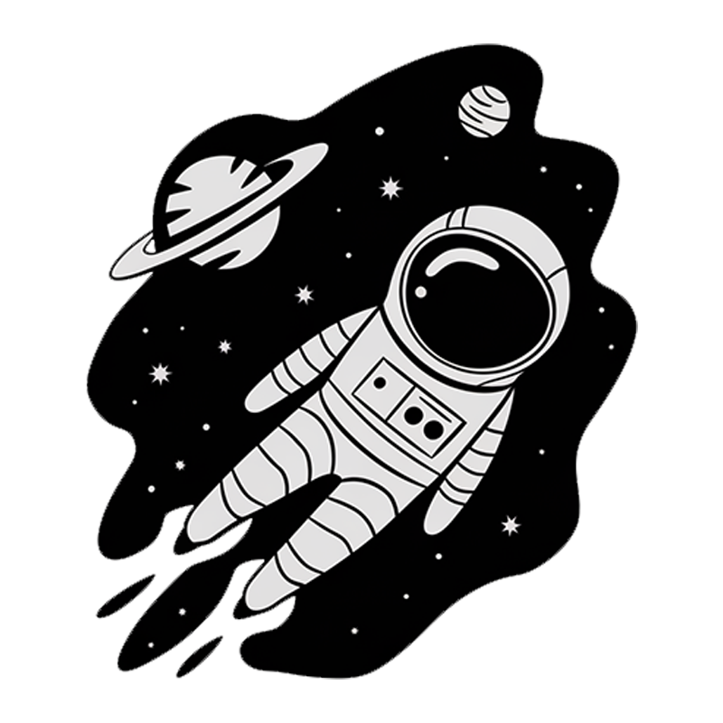 NASA Space Pattern Top