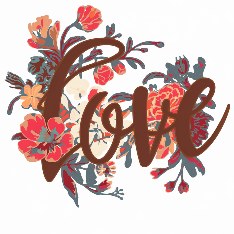 Floral Love Graphic T-Shirt