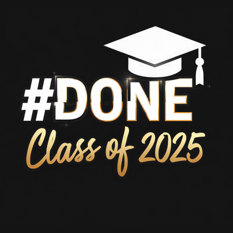Graduation Done Class of 2025 T-Shirt