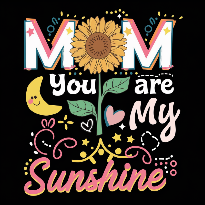 SunnyMom Cotton Graphic Tee