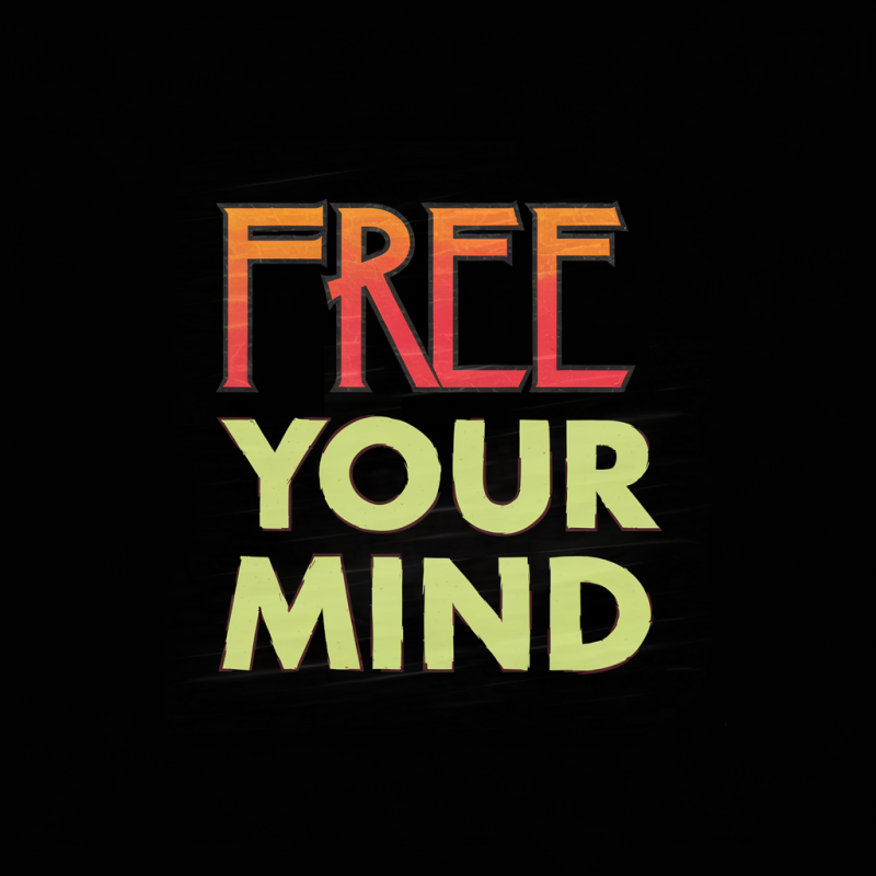 Free Your Mind Graphic T-Shirt - Motivational Casual Wear