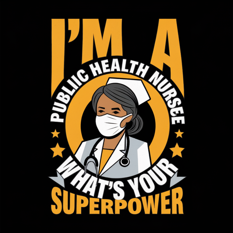 I'm A Public Health Nurse What's Your Superpower T-Shirt