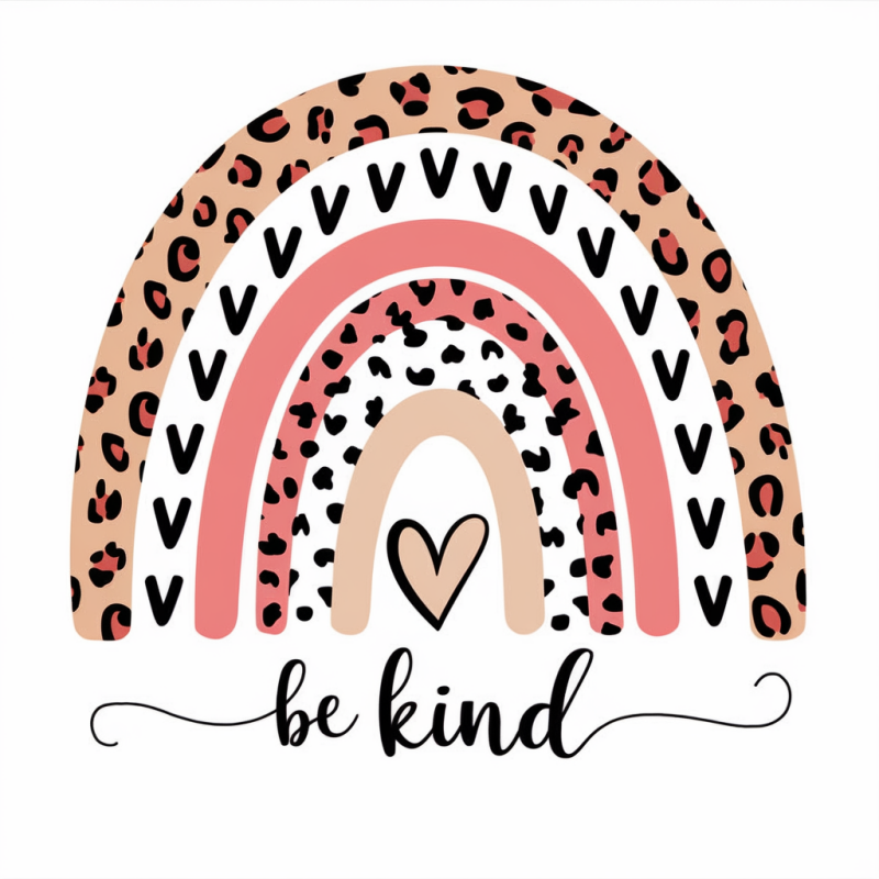 Rainbow Be Kind Graphic T-Shirt