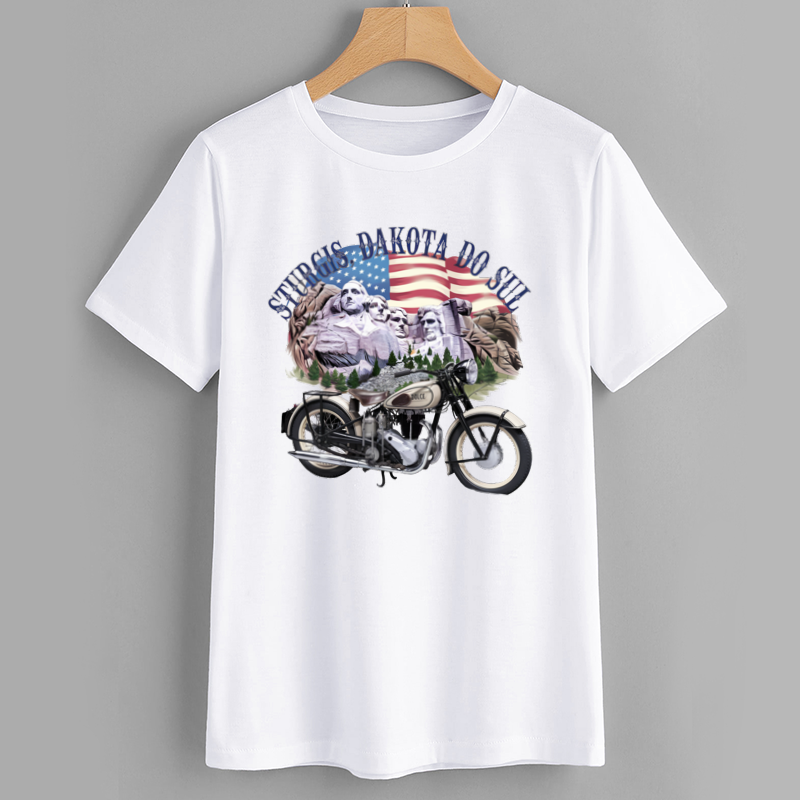 Sturgis Dakota South Vintage Motorcycle Graphic T-Shirt