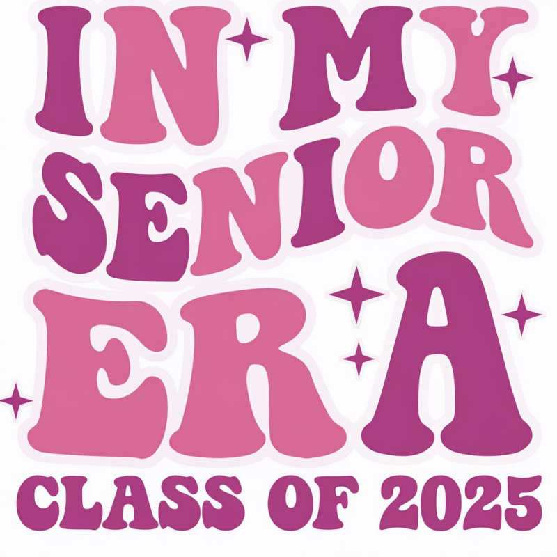 Retro Senior Era Class of 2025 Graphic T-Shirt