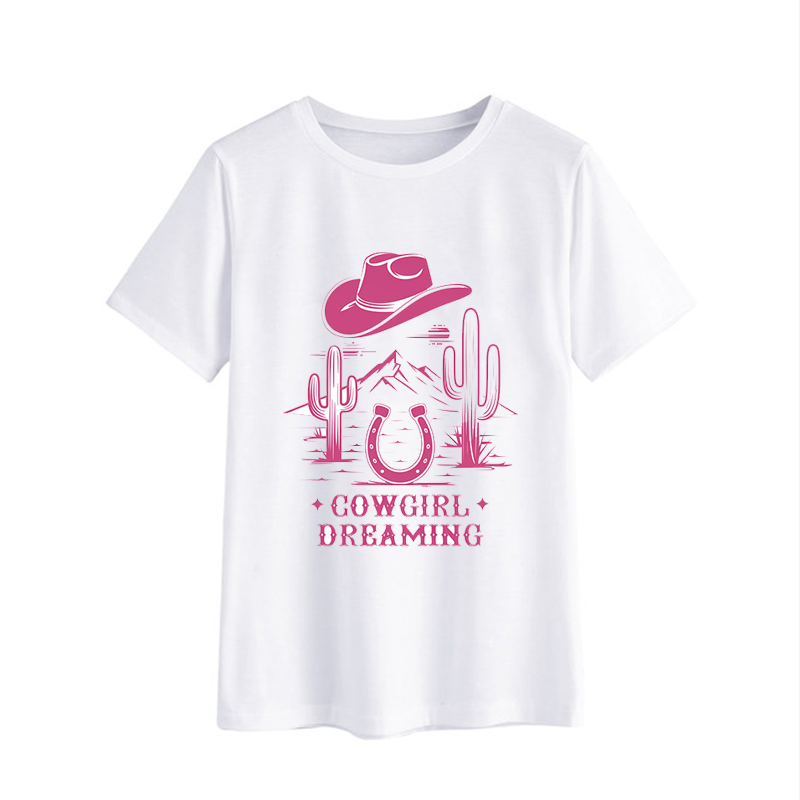 Cowgirl Dreaming Graphic T-Shirt for Women