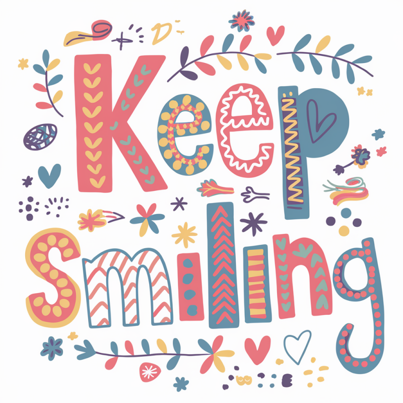Keep Smiling Graphic T-shirt