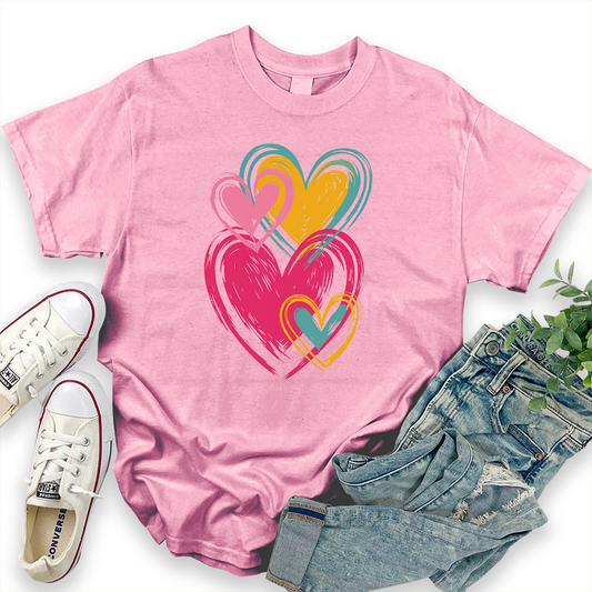 Valentine's Day Love Heart Top Pattern