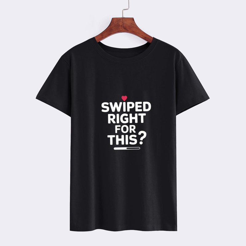 Funny Swiped Right Graphic T-Shirt