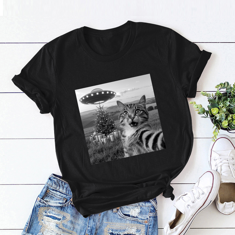 Spaceship Cat T-Shirt